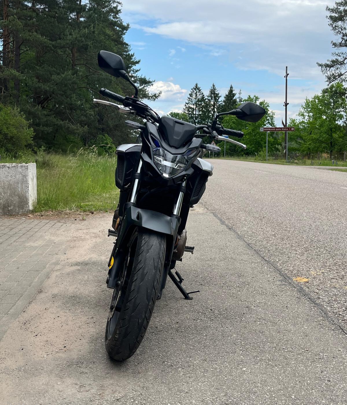 Honda CB500 2020 motociklas nuomai Vilniuje, A2 kategorija