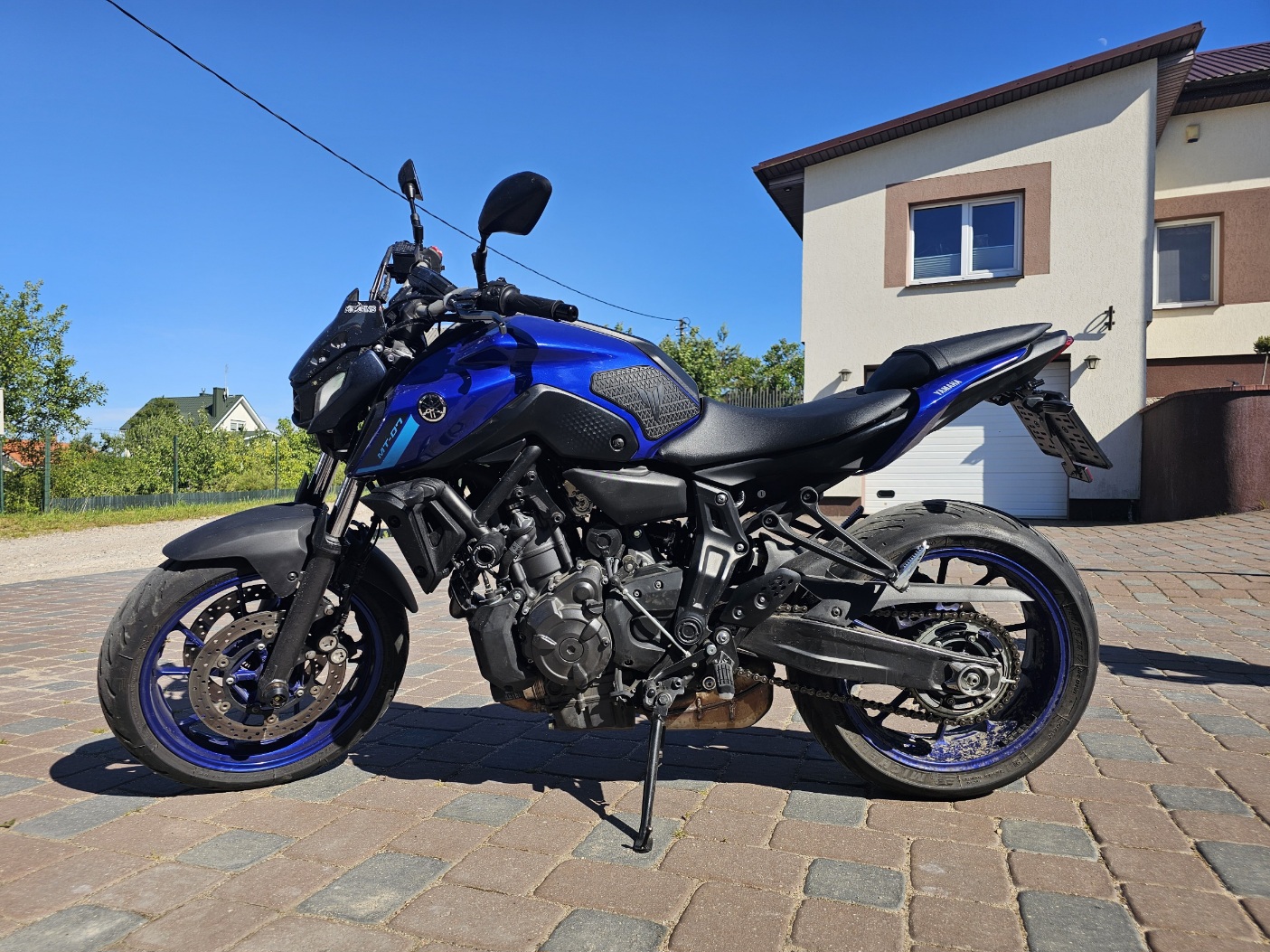 Yamaha MT07 motociklas savaitgalio pasivažinėjimui Vilniaus rajone, A2 kategorija