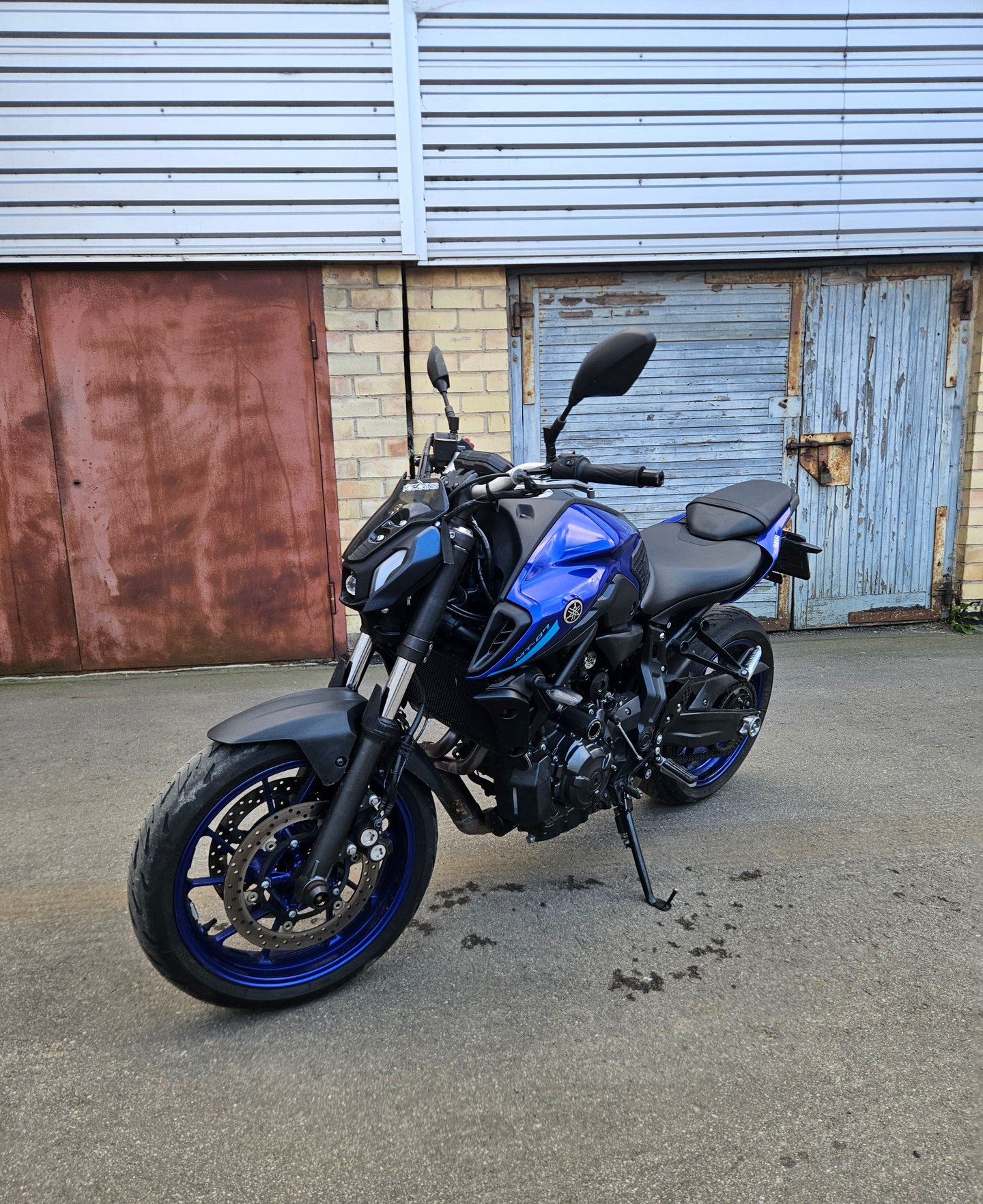 Yamaha MT07, A2 kategorijos motociklo nuoma Vilniuje