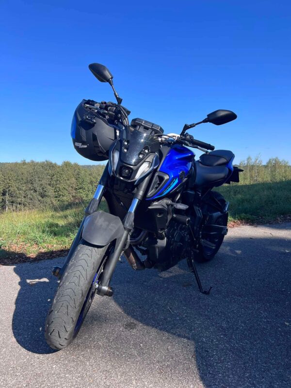 Yamaha MT07 street motociklo nuoma Vilniuje