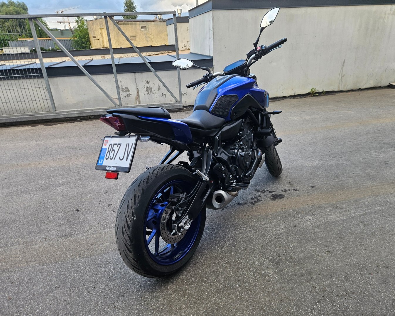 Yamaha MT07, A2 kategorijos motociklo nuoma Vilniuje