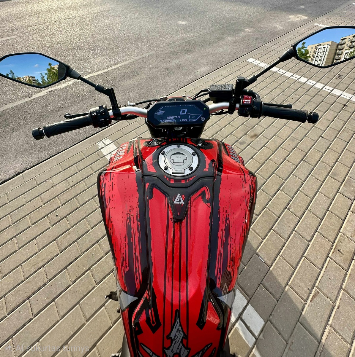 Yamaha MT07 motociklo nuoma Vilniuje