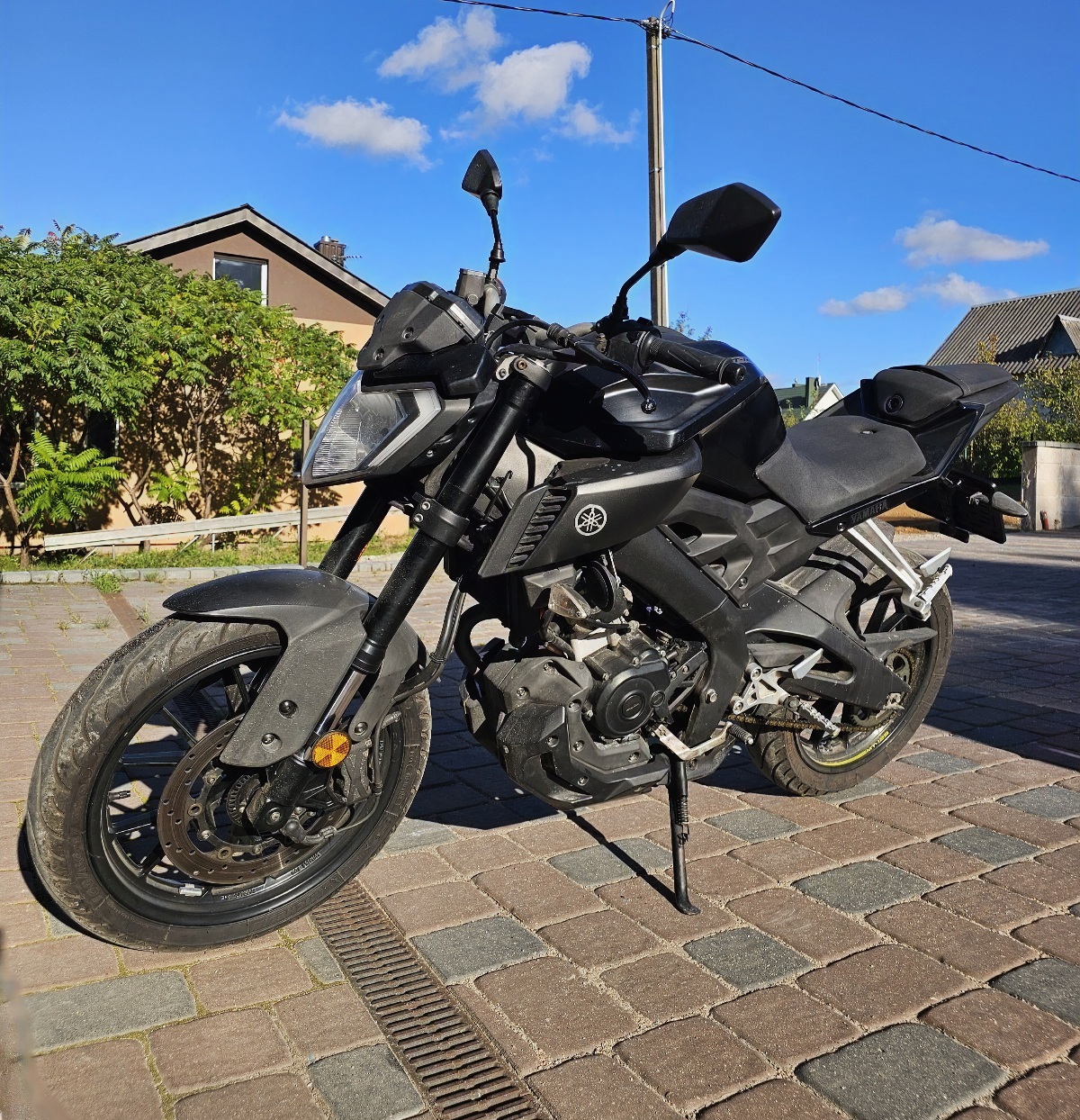 Yamaha MT125 motociklas miesto važiavimui Vilniuje