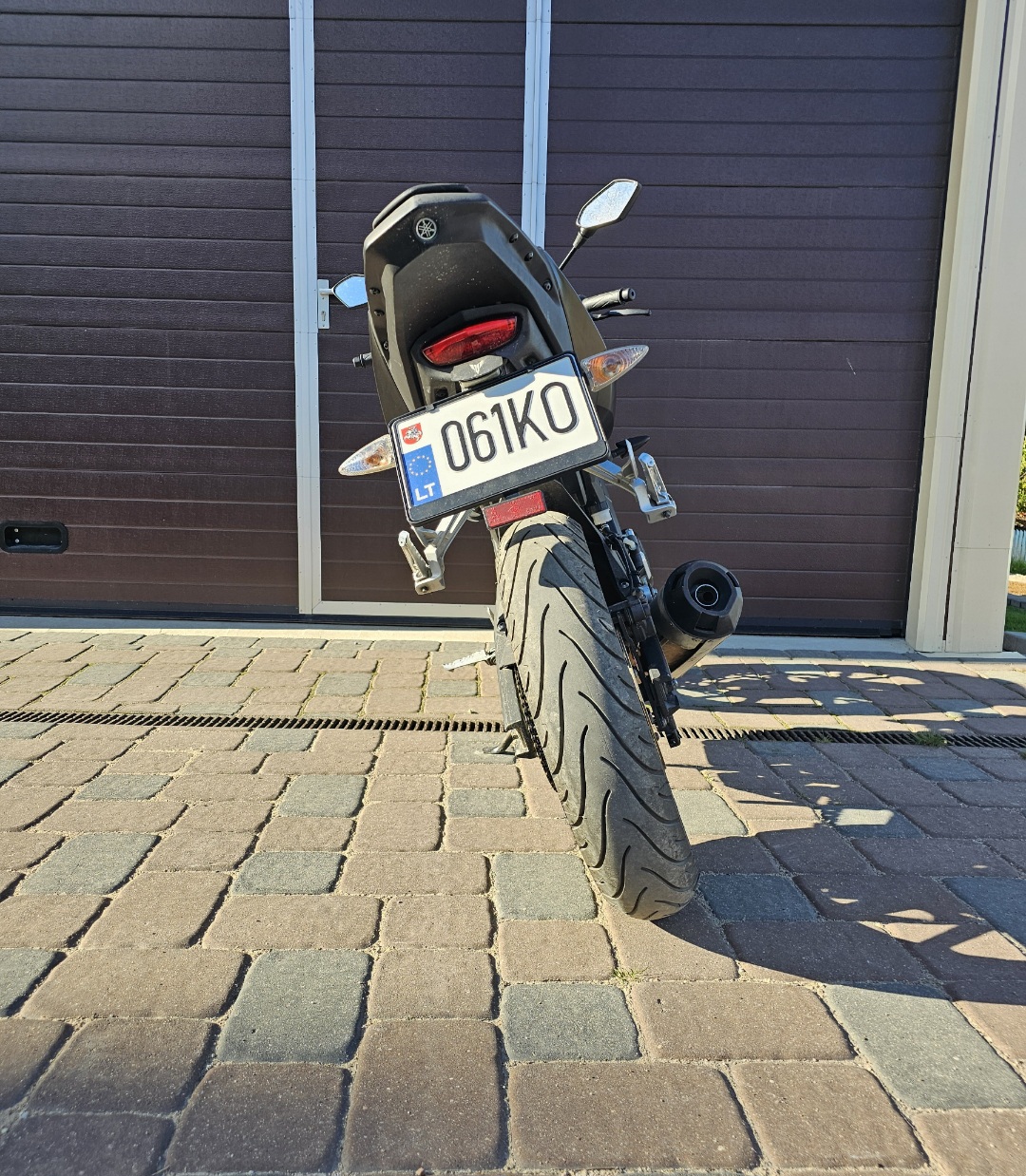 Yamaha MT125 motociklo nuoma Vilniuje