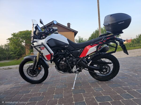 Yamaha XTZ690 Tenere700 kelioninis motociklas pasivažinėjimui Vilniaus rajone